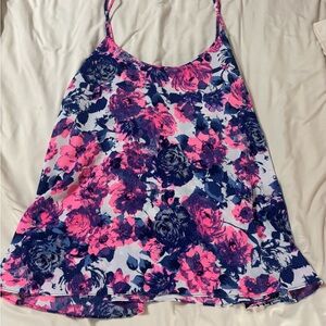 NYMPHE Pink and Blue Floral Camisole